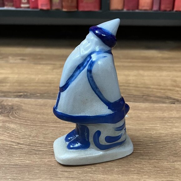 1996 Eldreth Pottery Salt Glaze Santa Claus Figurine - Picture 4 of 9